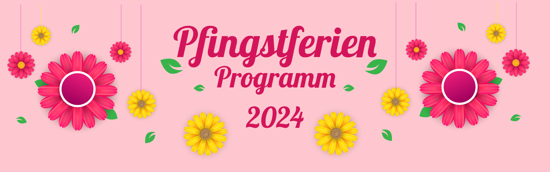 Pfingstferienprogramm Banner 2024