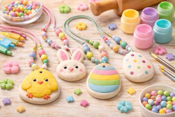 Salzteiganhänger im Jugendhaus